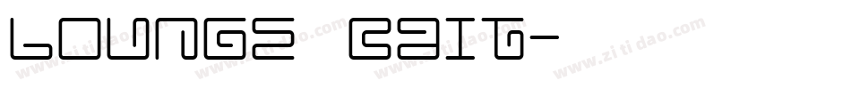 Lounge Bait字体转换